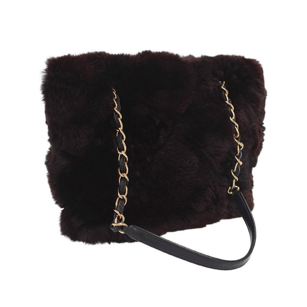Chanel Fur Chain Bag Tote